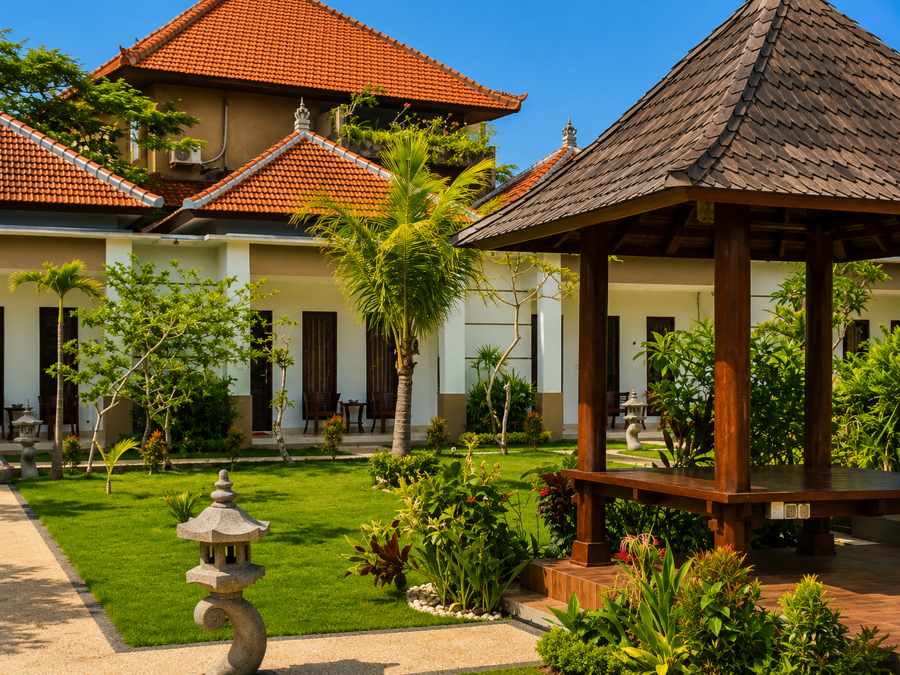 Vila taman tropis di Pecatu